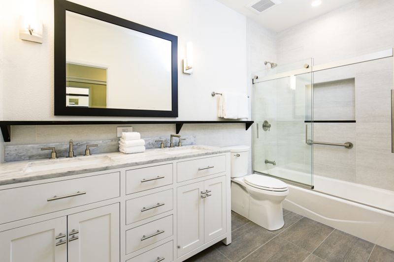 Bathroom with Custom Storage
